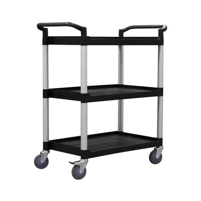3 Tier Plastic Service Trolleys