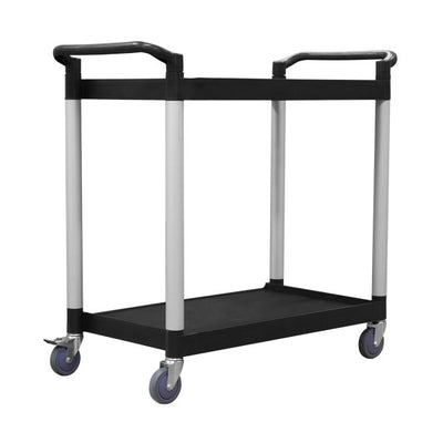2 Tier Plastic Service Trolleys