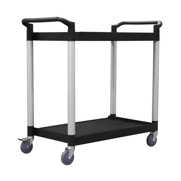 2 Tier Plastic Service Trolleys