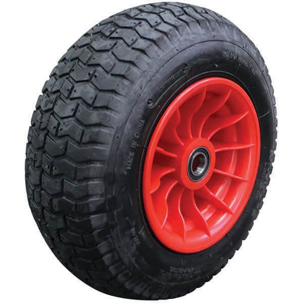 420mm Plastic Centred Pneumatic Wheel | 1" Axle Diameter (PN1667-1BB) image 0
