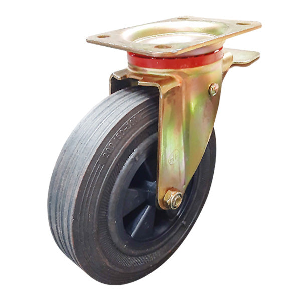 Replacement Brake Castor for 660 & 1100L Wheelie Bins (S8064B) image 0
