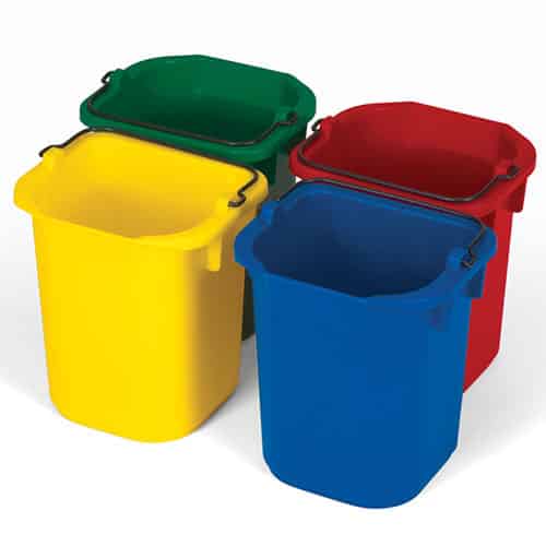 Rubbermaid Disinfecting Pails Set of 4 Colors | RFG9T8301 image 0