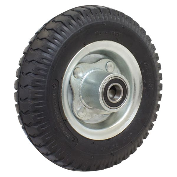 215mm 3 Piece Zinced Metal Centre Pneumatic 250X4 BB Richmond Wheel (Lug Tread) | PN8860-62BB image 0