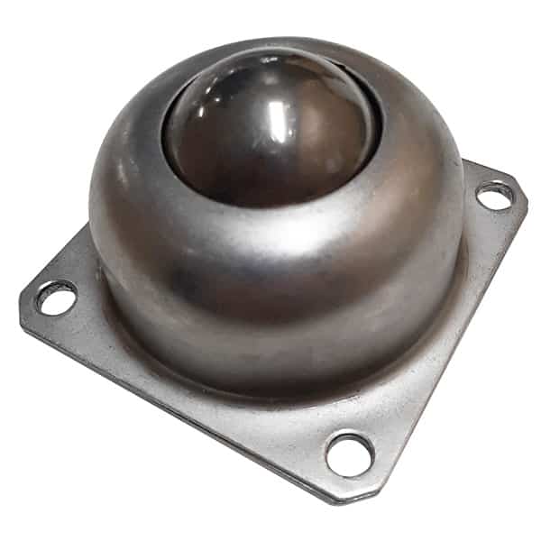304 Stainless Steel Square Flange Mount Ball Transfer 38.1mm Roller Diameter | BTR638SS image 0
