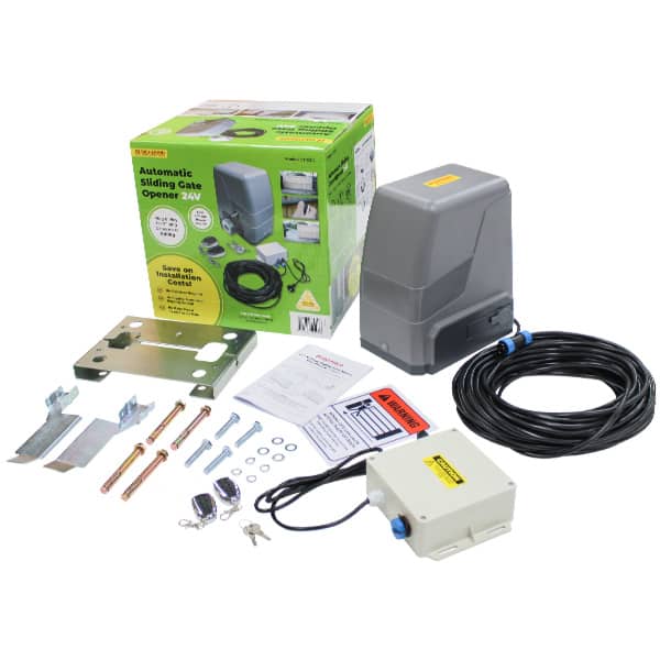 24V Low Voltage Sliding Gate Motor suitable for gates up to 800kg (GTR207) image 1