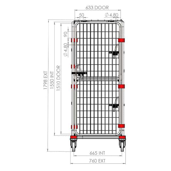 4 Sided Security Roll Cage – Z-Base (RCR511) image 1