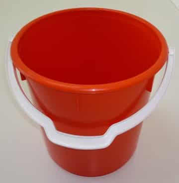 22 Litre Red Bucket | N075R image 0