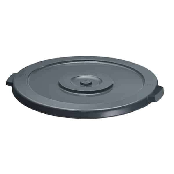 38L Round Food-Grade Bin Lid- Grey (FBL038GRY) image 0