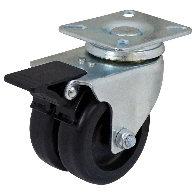 Richmond Castor Swivel with Nylon 75mm Wheel and Brake (S3716B) image 0