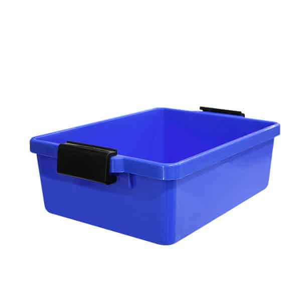 Stashaway Bin and Lid 15L Blue | 342BELP051B image 0