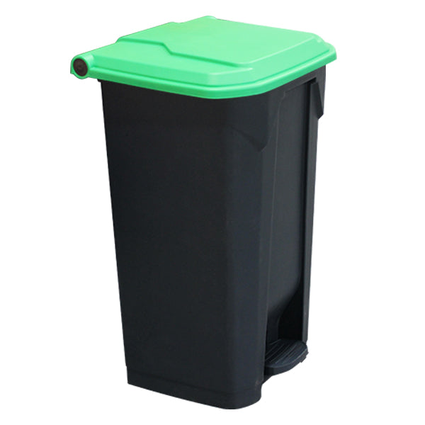 100L Pedal Bin - Green Lid (PBS100GRN) image 0