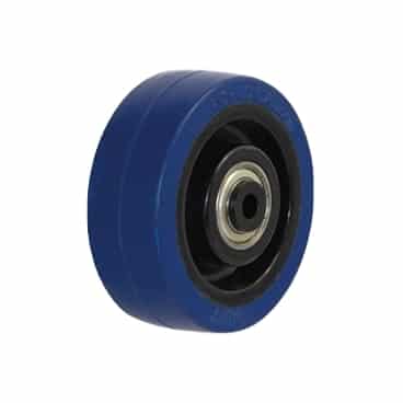 100mm Resilient Rubber Blue Tyre BB Richmond Wheel | RR4077-37 image 0