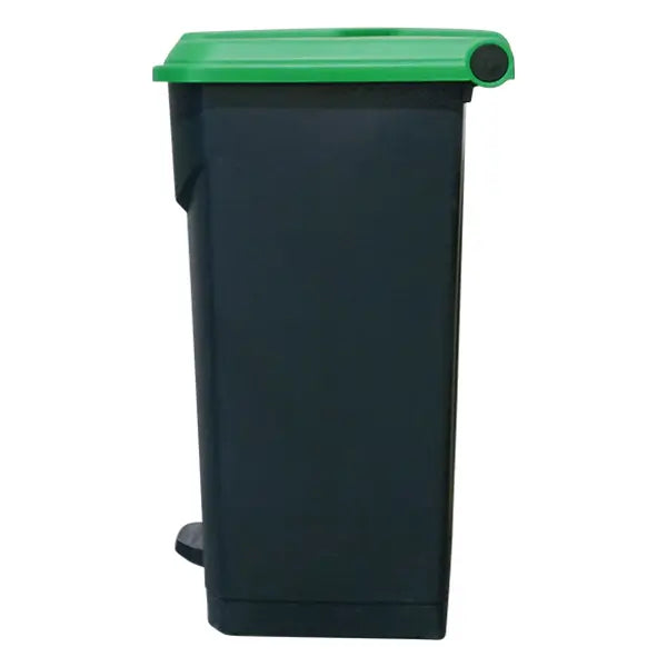 100L Pedal Bin - Green Lid (PBS100GRN) image 1
