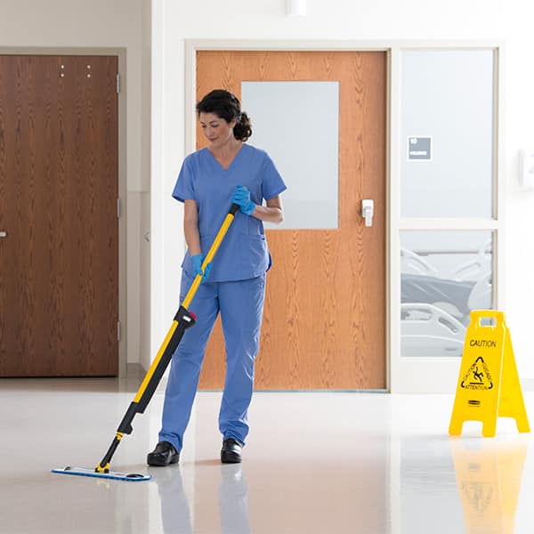 Rubbermaid Executive High Security Janitorial Cleaning Cart | 1861427 image 2