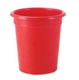 Round Tapered Bin 45L Natural colour (Image of Red Bin) | RM1OBNAT image 0