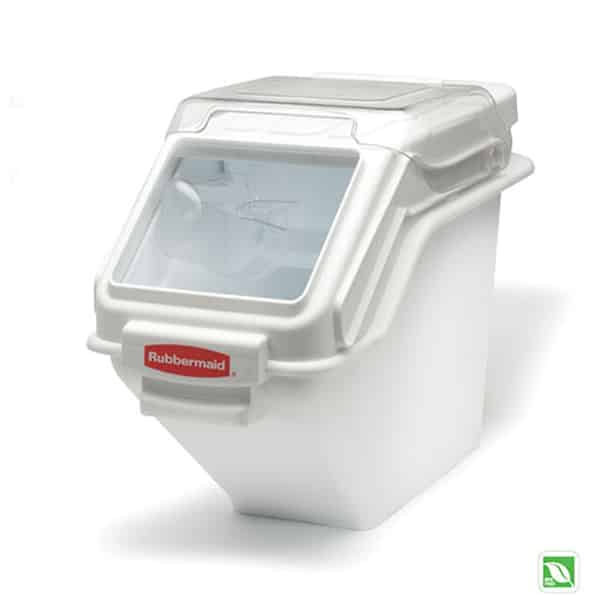 Rubbermaid | Ingredient Storage Bin with 1 Cup Portioning Scoop | RFG9G5700 WHT image 0