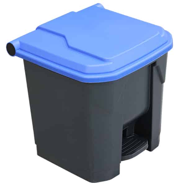 30L Pedal Bin - Blue Lid (PBS030BLU) image 0