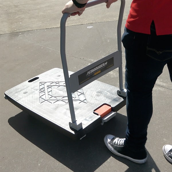 800 x 430mm Folding Platform Trolley with Pedal/Foot Brake | PFR042 image 9