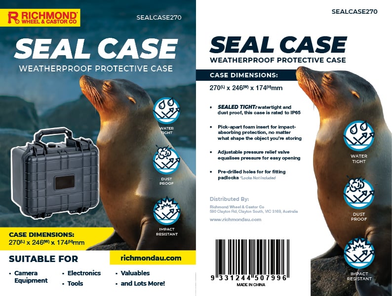 Seal Case – 270x246x174mm Weatherproof Equipment Case (SEALCASE270) image 12