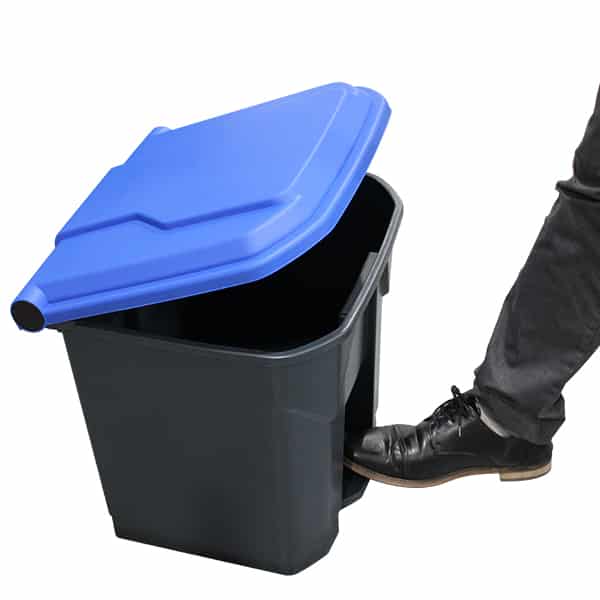 30L Pedal Bin - Blue Lid (PBS030BLU) image 1