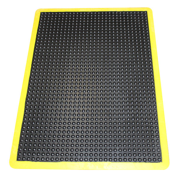 Anti-Fatigue Mat 900 x 1200mm - Yellow Border (FMR004) image 1