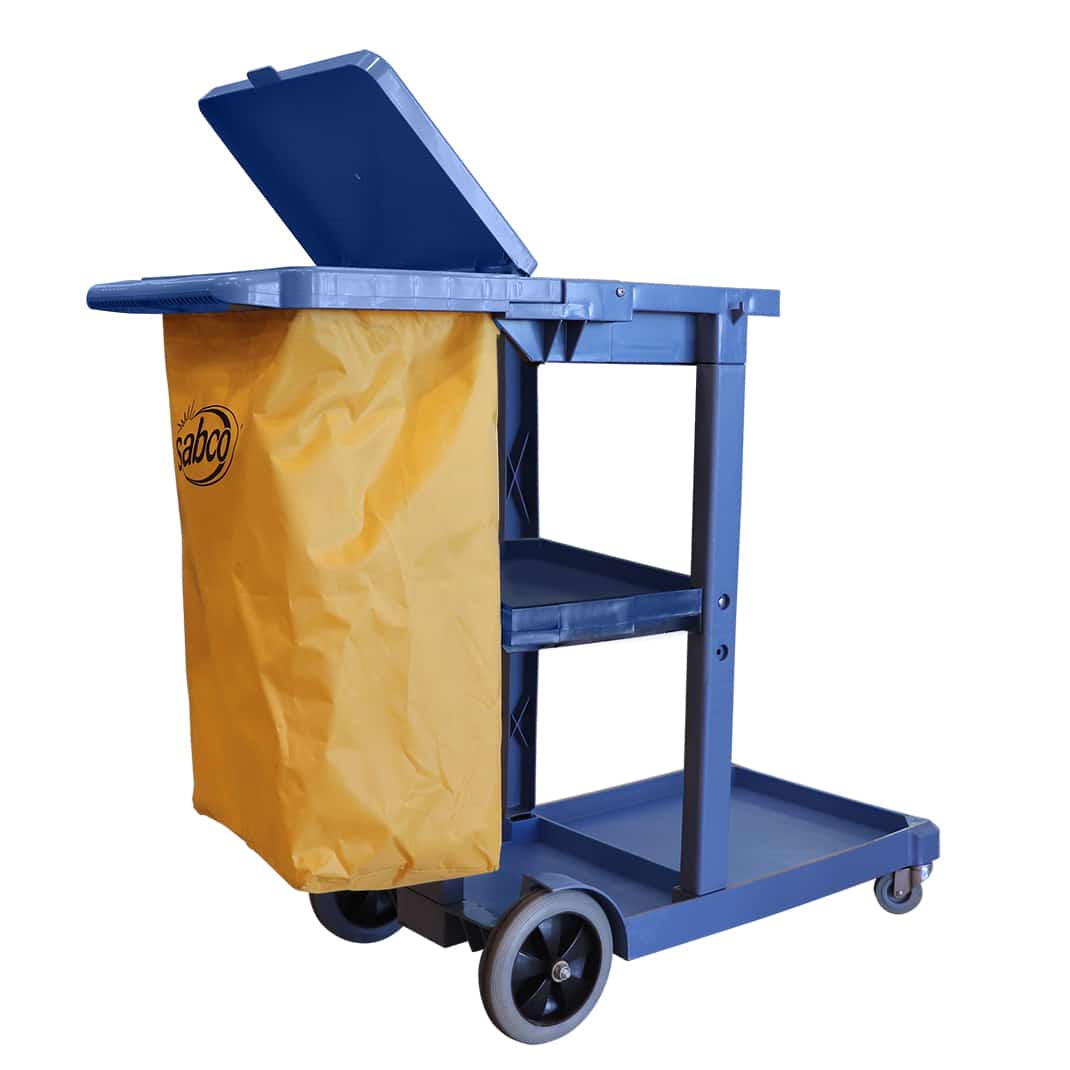 SABCO PROFESSIONAL JANITOR CART WITH LID (SABC-2017L) image 0