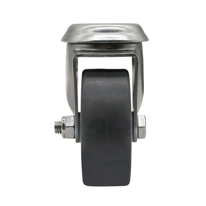 50mm Rubber Wheel 30kg Capacity Stainless Steel Castor (S2728) image 3