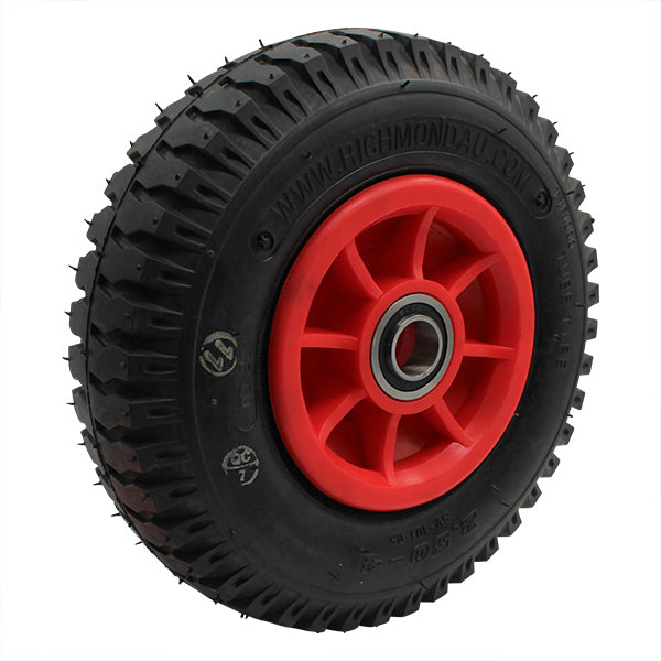 200mm Plastic Centre Pneumatic 250X4 BB Richmond Wheel (Lug Tread) | PN8865-75BB image 0