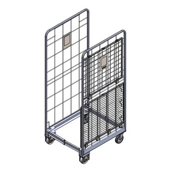 2 Sided Foldable Roll Cage With Fixed Shelf (RCR221) image 1