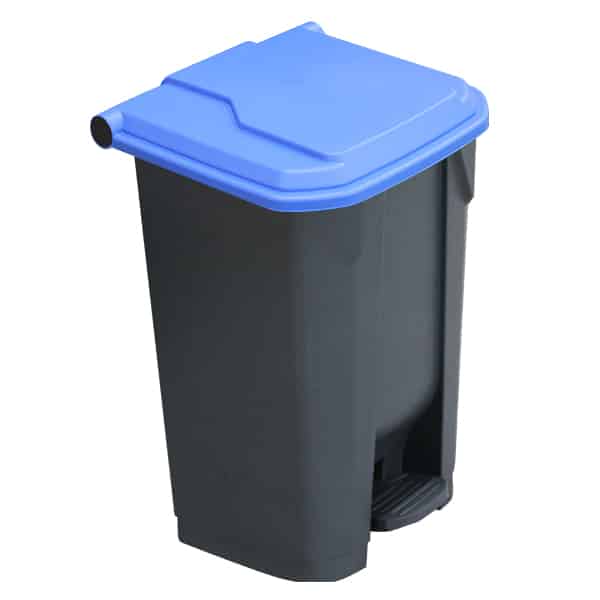 80L Pedal Bin - Blue Lid (PBS080BLU) image 0