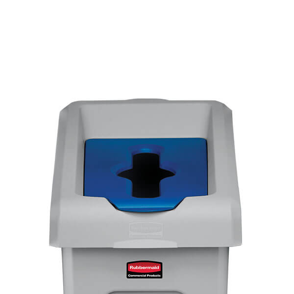 Slim Jim Recycling Station Blue Mixed Recycling Lid Insert image 0