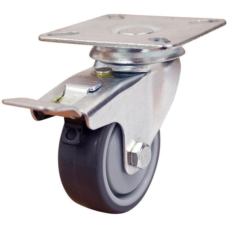 Richmond Castor Swivel with Institutional Rubber 50mm Wheel and Brake (S2710B) image 0