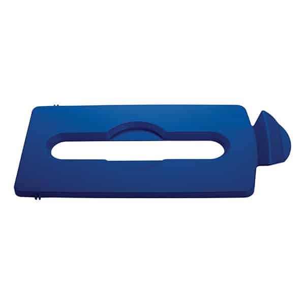 Slim Jim Recycle Station Blue Paper Slot Lid Insert image 1