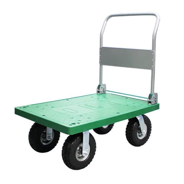 Folding 920X610 Platform Trolley with 255mm Puncture Proof Wheels (FPR003) image 0