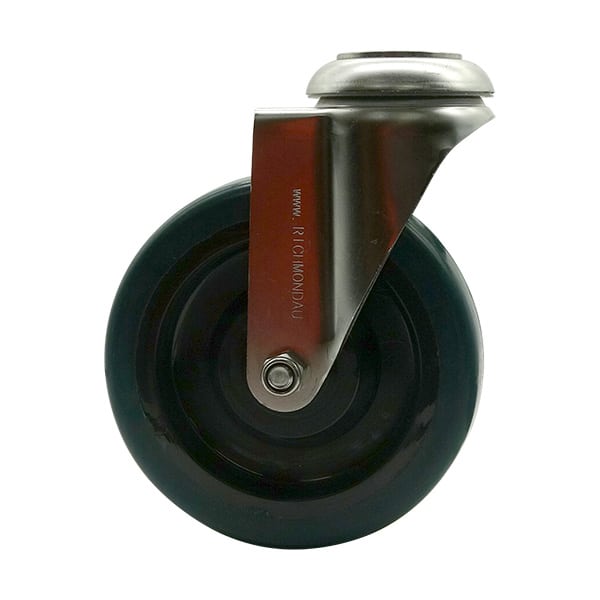 125mm Rebound Rubber Swivel Castor (S5518) image 3