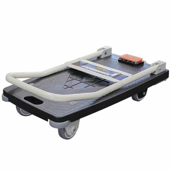 800 x 430mm Folding Platform Trolley with Pedal/Foot Brake | PFR042 image 1