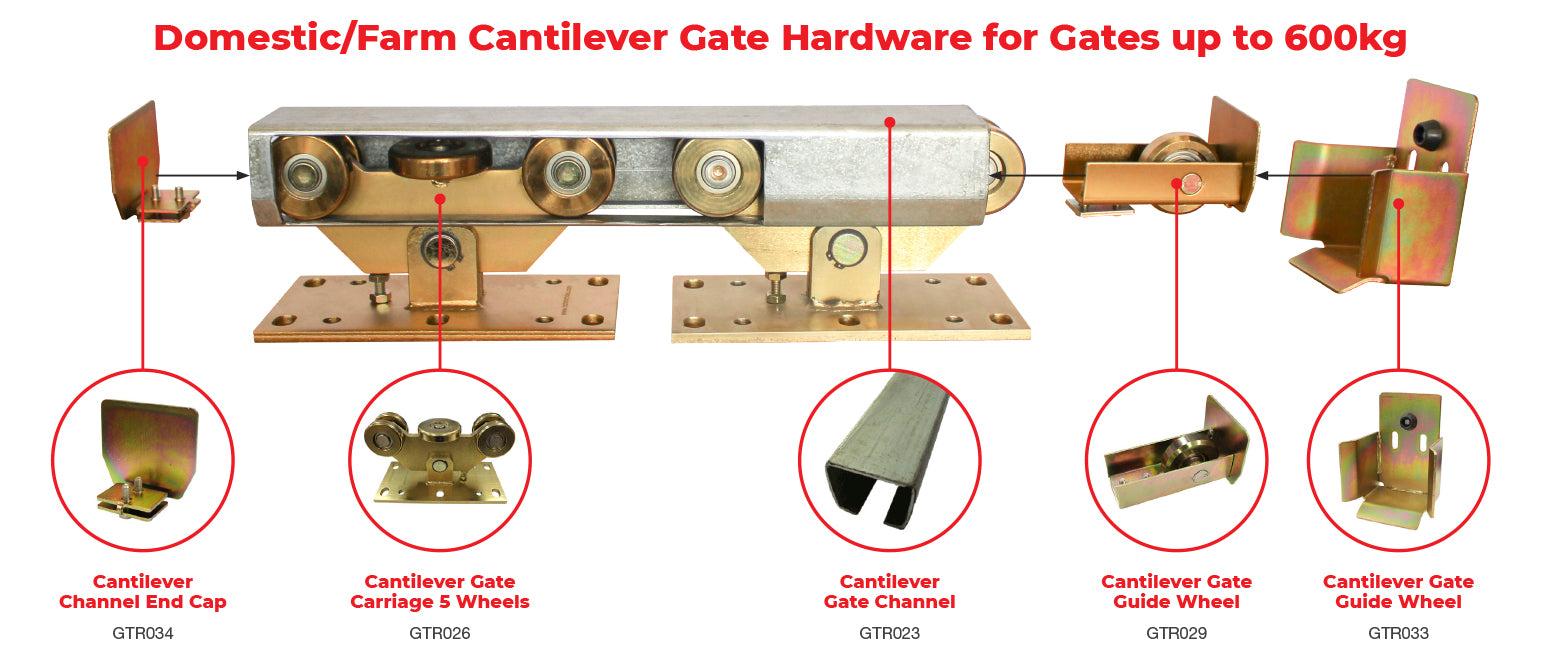 Cantilever Gate Channel with 3m Gate Opening (GTR023) image 3