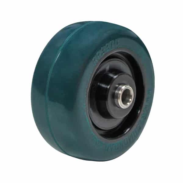75mm Rebound Rubber Wheel | Plain Bore 5/16" Axle Diameter (RR3370-31PB) image 0