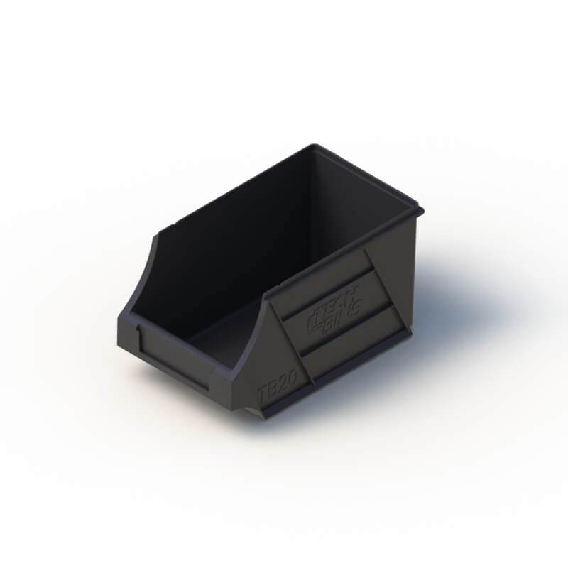 Tech Bin 2.5L - Recycled Black image 0