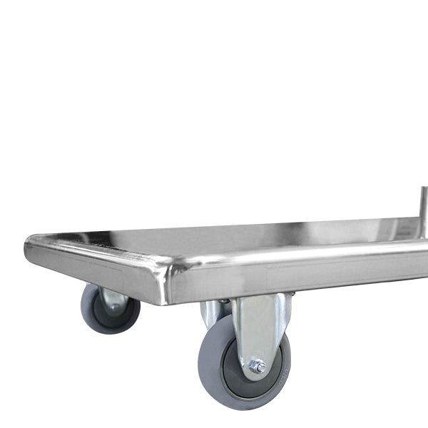 Stainless Folding Handle Platform Trolley | 820mm x 515mm | PFR028 image 1