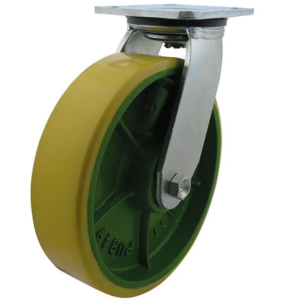 200mm Poly Ci Wheel 500Kg Capacity Castor (S8851) image 0
