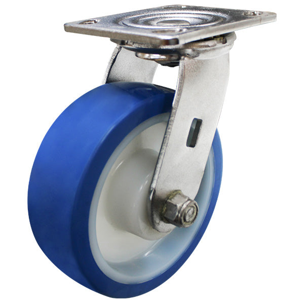 150mm Reb Poly Wheel 300kg Capacity Castor (S6382) image 0