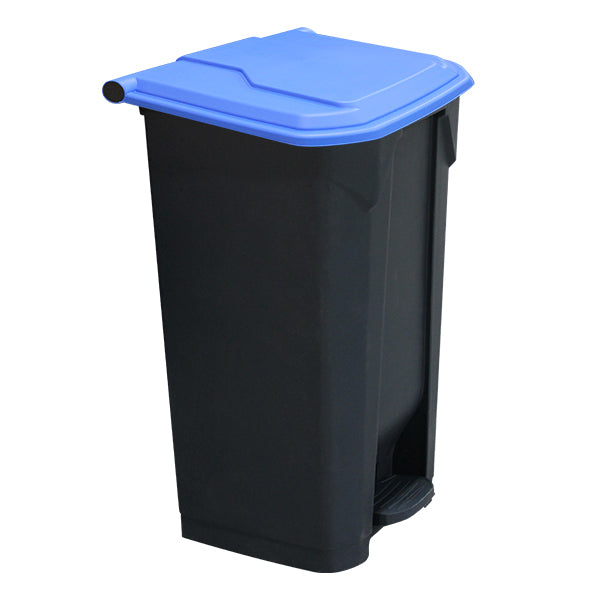 100L Pedal Bin - Blue Lid (PBS100BLU) image 0