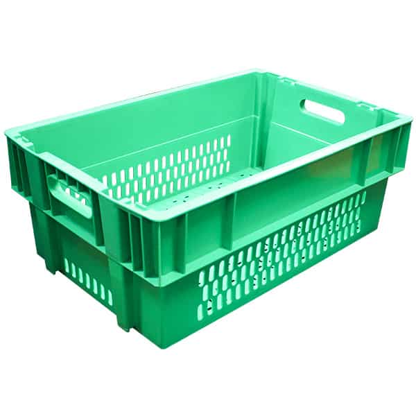 27L Vented Stack & Nest Crate Green (SNR012GREEN) image 0