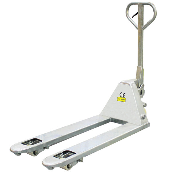 Narrow Galvanised 2000kg Pallet Jack | Pallet Truck PJR011 image 0