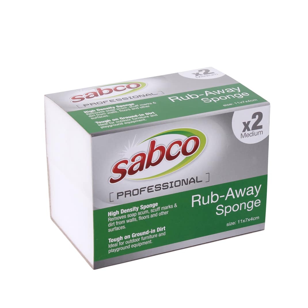 SABCO RUB AWAY SPONGE MEDIUM 2PK (SABC-2140) image 1