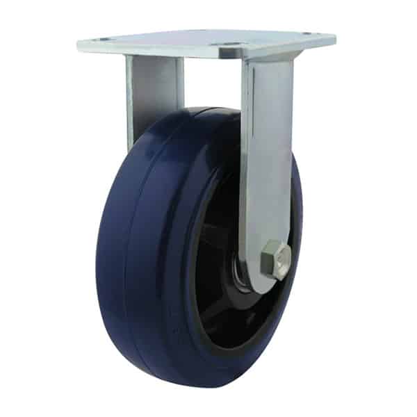 Rigid 150mm Blue Rebound Poly Wheel Heavy Industrial M3 Castor (R6631/M3) image 0