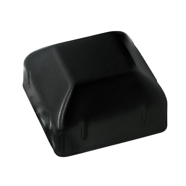 Square Black Steel Post Cap to Suit 40mm Square Posts | GTR307 image 0
