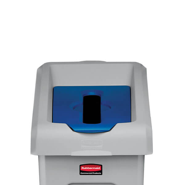 Slim Jim Recycle Station Blue Paper Slot Lid Insert image 0