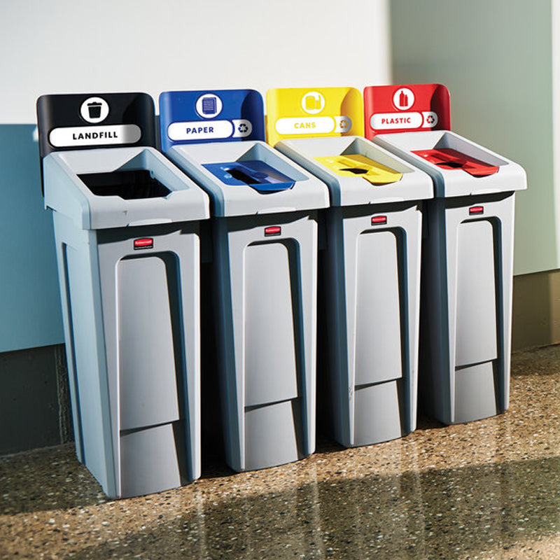 Rubbermaid Slim Jim Recycling Stations